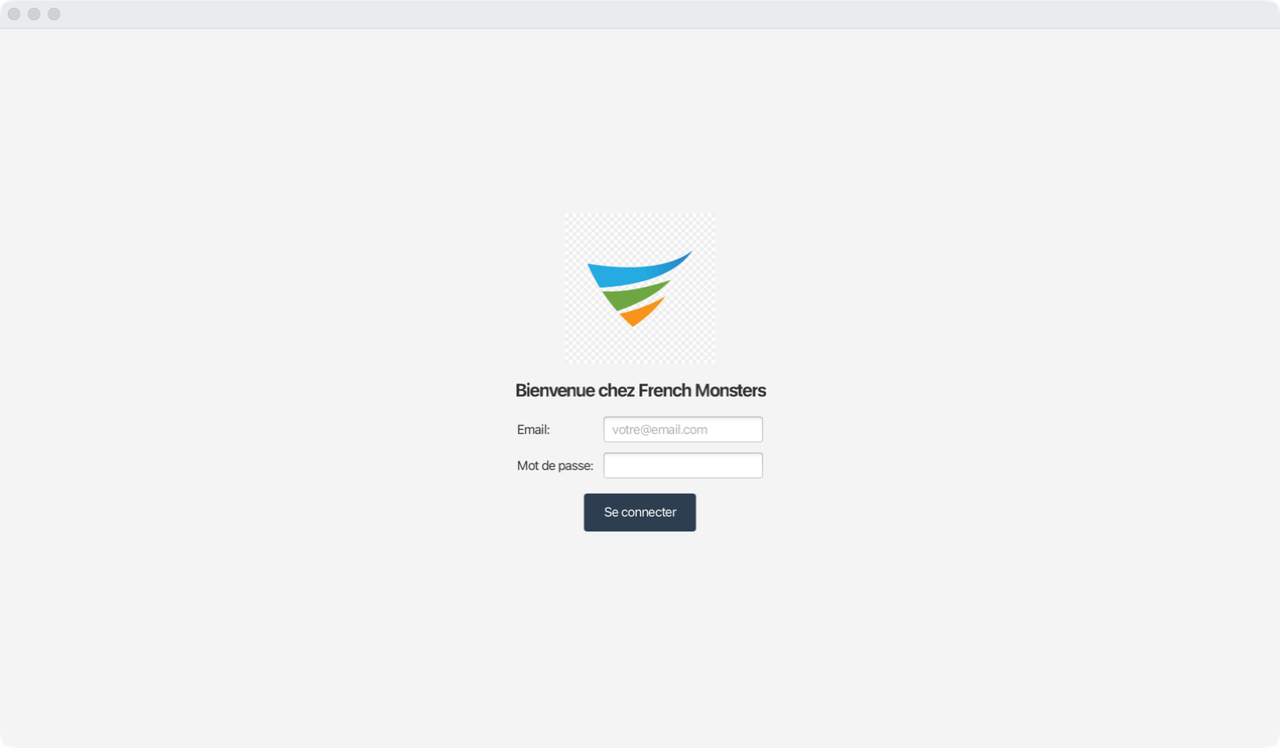 Banking login screen